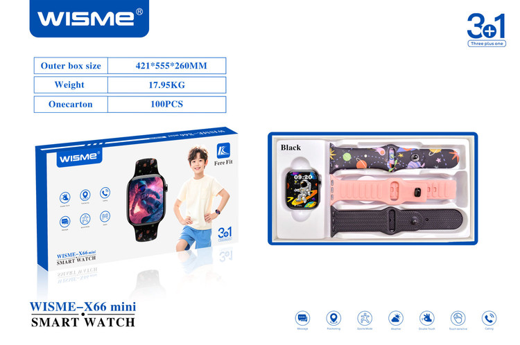 ساعت هوشمند مینی مدل WISME-X66 mini