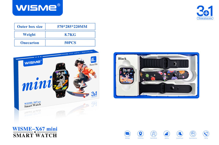 ساعت هوشمند مینی مدل WISME-X67 mini